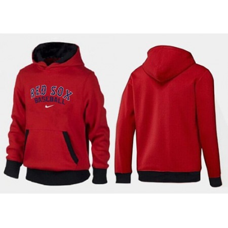 Boston Red Sox Pullover Hoodie Red & Black