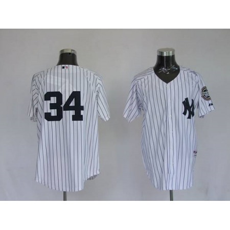 Yankees #34 Brian McCann White Stitched MLB Jersey