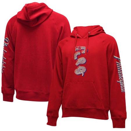 Men's Philadelphia 76ers Red City Edition Pullover Hoodie