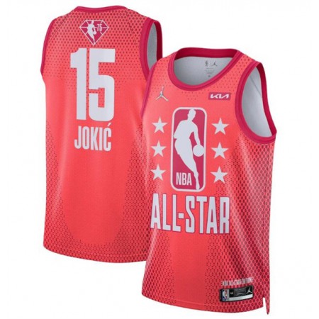 Men's 2022 All-Star #15 Nikola Jokic Maroon Stitched Jersey