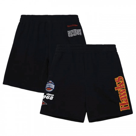 Men's Atlanta Hawks Black Shorts 002