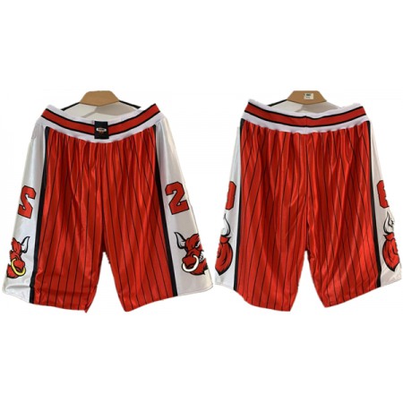 Men's Chicago Bulls Red Shorts (Run Small)