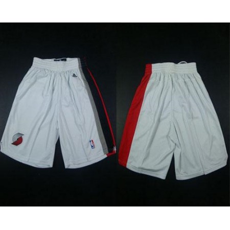 Portland Trail Blazers White Shorts