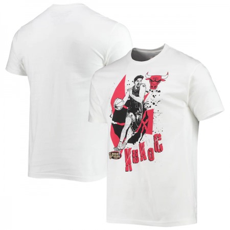 Men's Chicago Bulls White Basketball T-Shirt