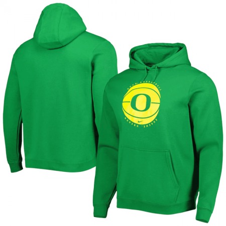 Men's Oregon Ducks Green Basketball Pullover Hoodie