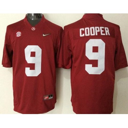 Crimson Tide #9 Amari Cooper Red Limited Stitched NCAA Jersey