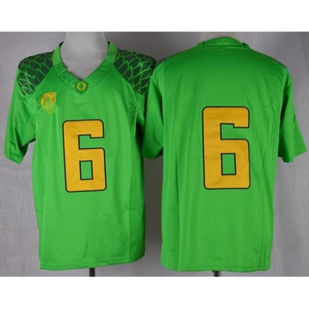 Ducks #6 Charles Nelson Green Limited Stitched NCAA Jersey