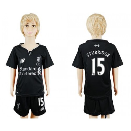 Liverpool #15 Sturridge Away Kid Soccer Club Jersey