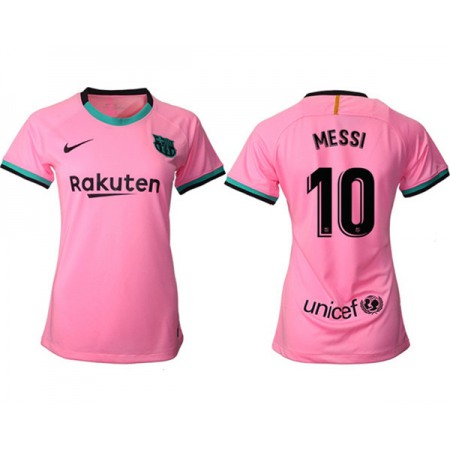 Women's Barcelona #10 Messi Away Soccer Club Jersey