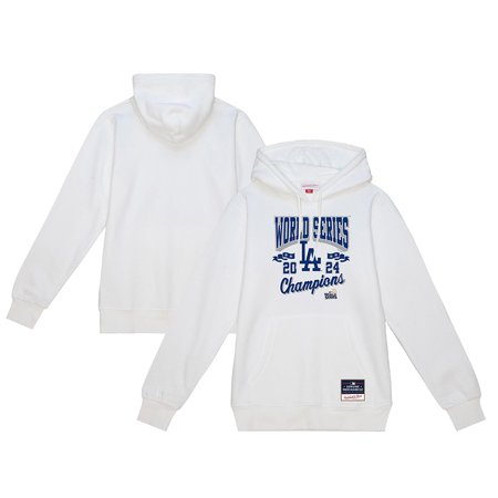 Men's Los Angeles Dodgers White 2024 World Series Champions Hoodie