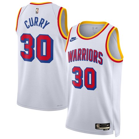 Unisex Golden State Warriors Stephen Curry Nike White 2024/25 Swingman Jersey - Classic Edition