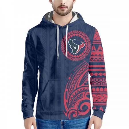 Men's Houston Texans Navy/Red Hoodie