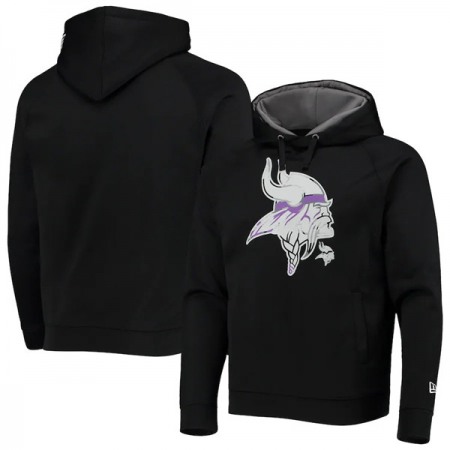 Men's Minnesota Vikings Black Pullover Hoodie