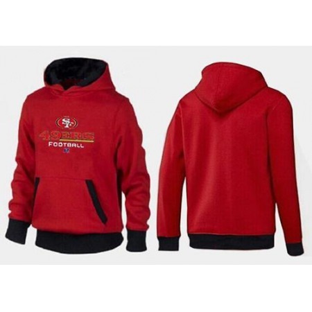 San Francisco 49ers Critical Victory Pullover Hoodie Red & Black