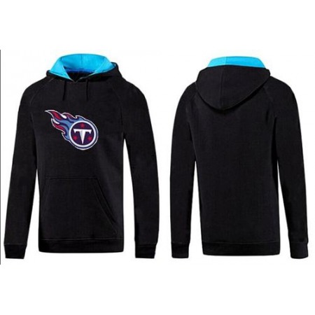 Tennessee Titans Logo Pullover Hoodie Black & Blue