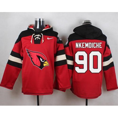 Nike Cardinals #90 Robert Nkemdiche Red Player Pullover NFL Hoodie