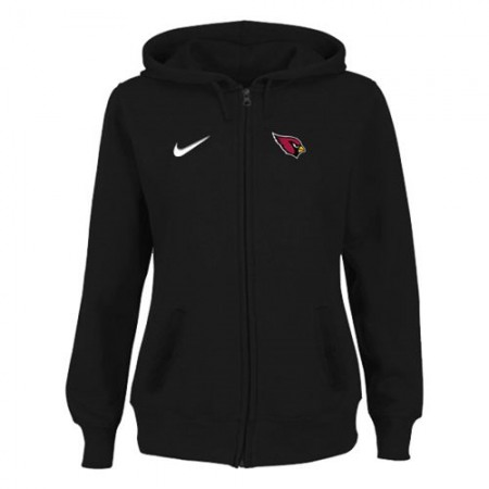 Women's Arizona Cardinals Stadium Rally Full Zip Hoodie Black