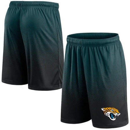 Men's Jacksonville Jaguars Teal/Black Ombre Shorts