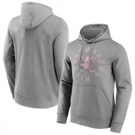 Men's Anaheim Ducks Grey Hoodie