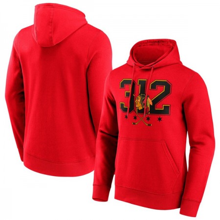 Men's Chicago Blackhawks Red Hometown Graphic Hoodie