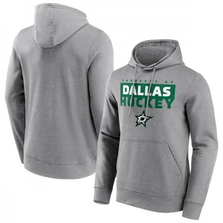 Men's Dallas Stars Gray Gain Ground Hoodie