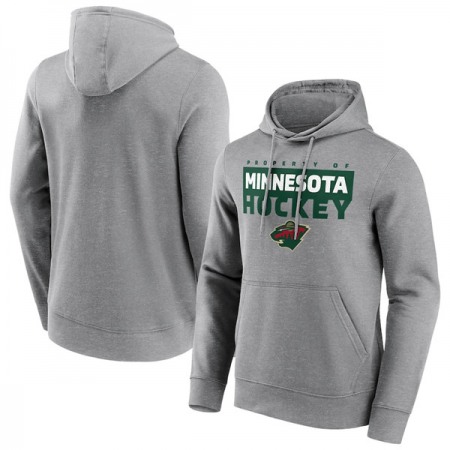 Men's Minnesota Wild Grey Gain Ground Hoodie