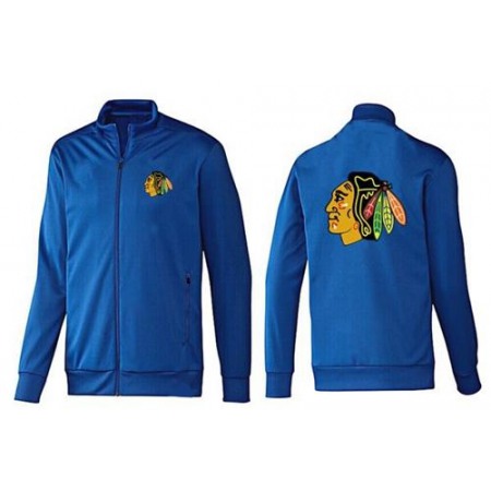 NHL Chicago Blackhawks Zip Jackets Blue-1