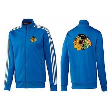 NHL Chicago Blackhawks Zip Jackets Blue-2