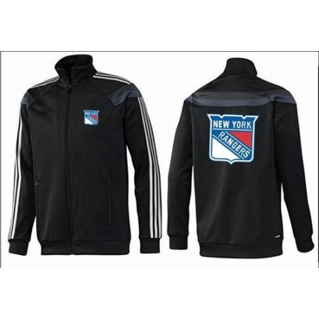 NHL New York Rangers Zip Jackets Black-1