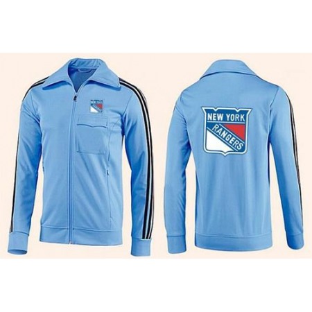 NHL New York Rangers Zip Jackets Light Blue