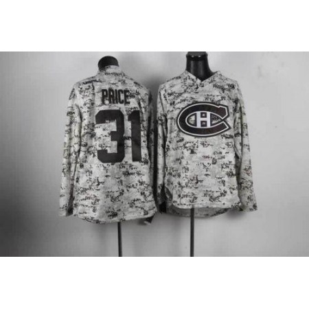 Canadiens #31 Carey Price Camo Stitched NHL Jersey