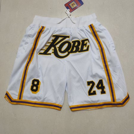 Los Angeles Lakers White Shorts