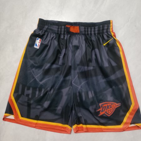 Oklahoma City Thunder Black Shorts