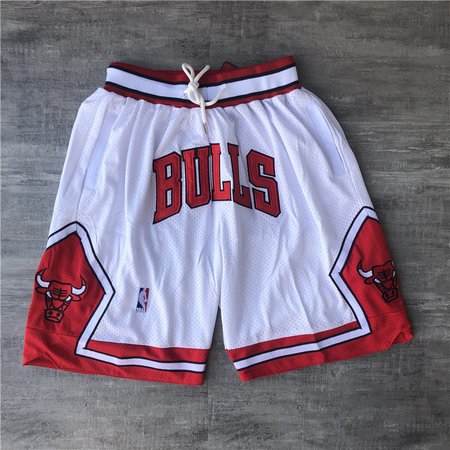 Chicago Bulls White Shorts