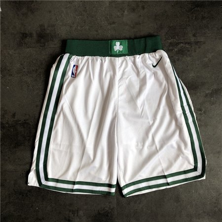 Boston Celtics White Shorts